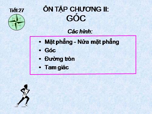 Ôn tập Chương II. Góc