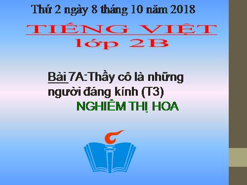 Tuần 7. Người thầy cũ