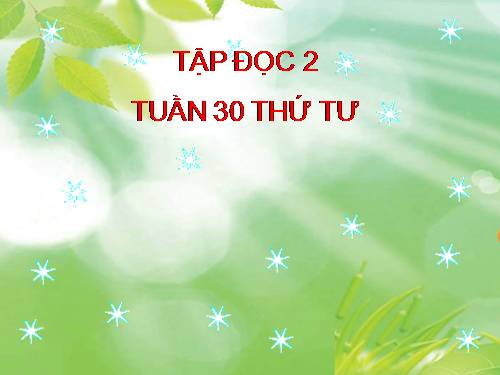 Tuần 30. Cháu nhớ Bác Hồ