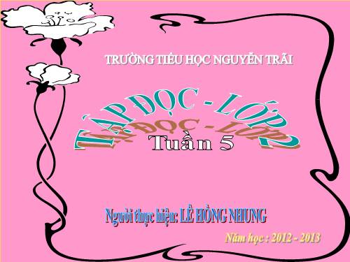 Tuần 5. Chiếc bút mực