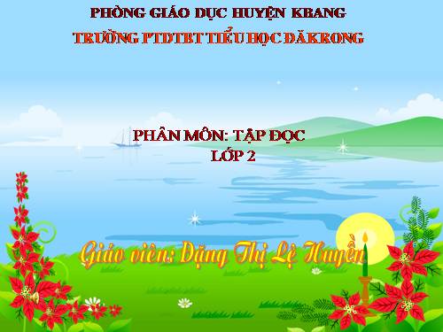 Tuần 26. Tôm Càng và Cá Con