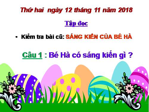 Tuần 11. Bà cháu