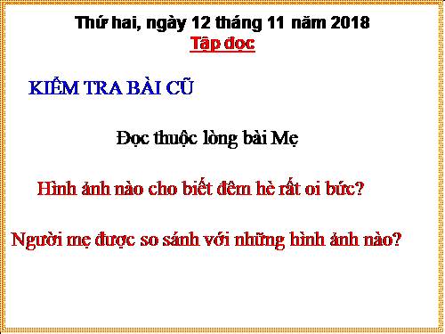 Tuần 13. Bông hoa Niềm Vui