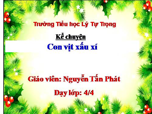 Tuần 22. Con vịt xấu xí