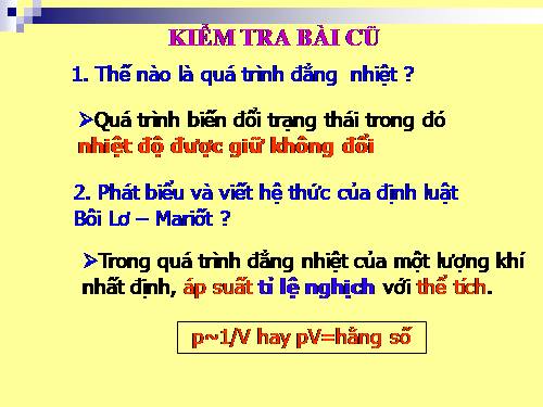 Bài 30. Quá trình đẳng tích. Định luật Sác-lơ