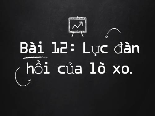 Bài 12. Lực đàn hồi của lò xo. Định luật Húc