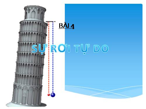 Bài 4. Sự rơi tự do