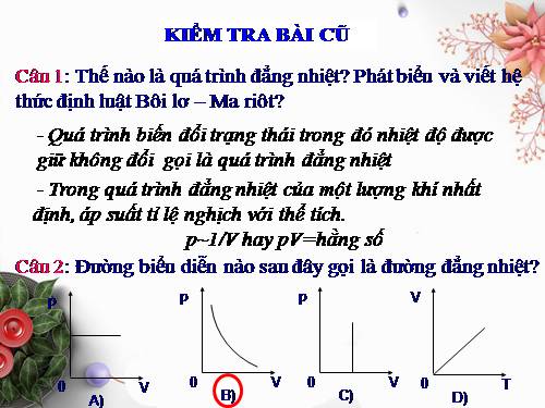 Bài 30. Quá trình đẳng tích. Định luật Sác-lơ