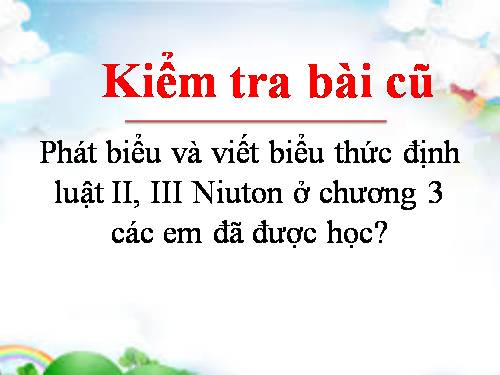 Bài 23. Động lượng. Định luật bảo toàn động lượng