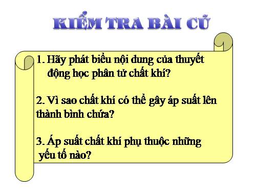 Bài 29. Quá trình đẳng nhiệt. Định luật Bôi-lơ - Ma-ri-ốt