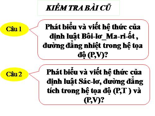 Bài 31. Phương trình trạng thái của khí lí tưởng