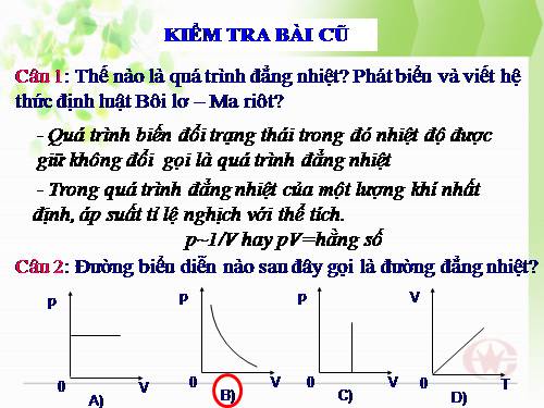 Bài 30. Quá trình đẳng tích. Định luật Sác-lơ