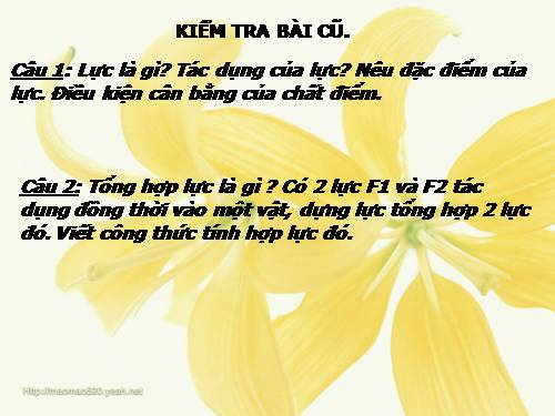 Bài 10. Ba định luật Niu-tơn