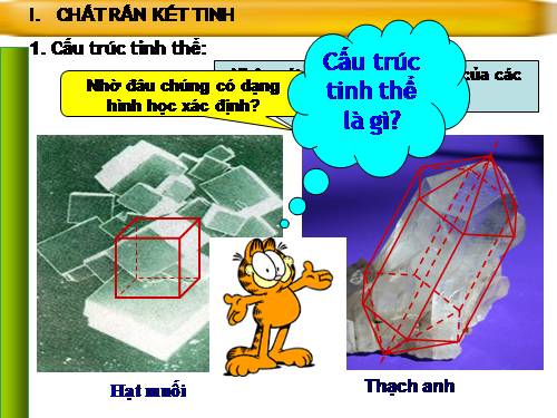 Bài 34. Chất rắn kết tinh. Chất rắn vô định hình