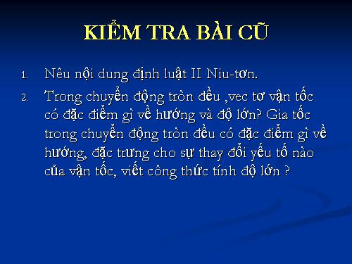 Bài 14. Lực hướng tâm