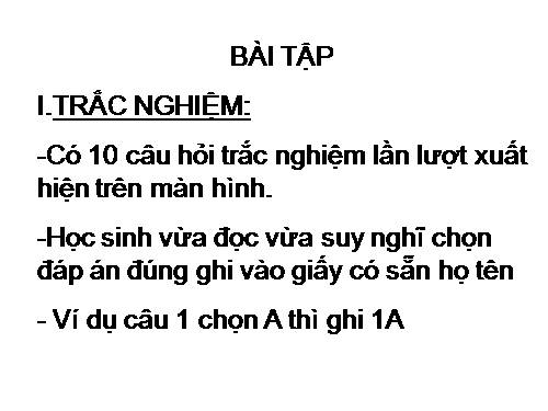 Bai tap Song co