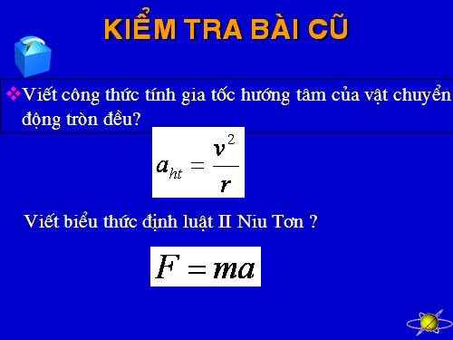 Bài 14. Lực hướng tâm