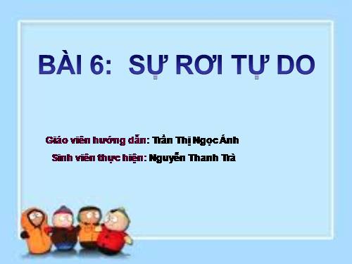 Bài 4. Sự rơi tự do