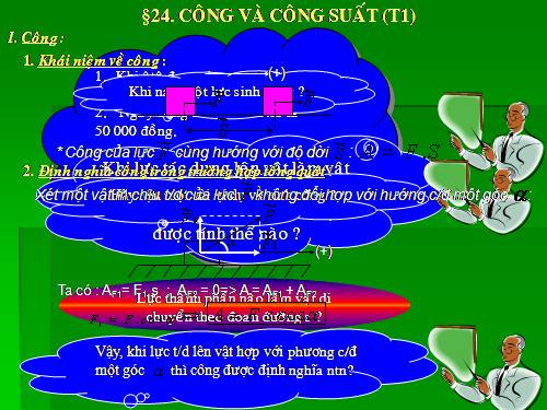 Bài 24. Công và công suất