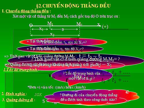 Bài 2. Chuyển động thẳng đều