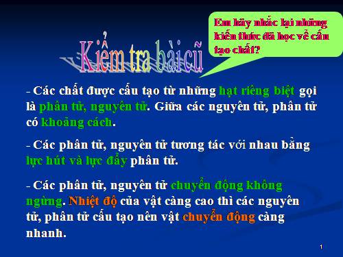 Bài 32. Nội năng và sự biến thiên nội năng