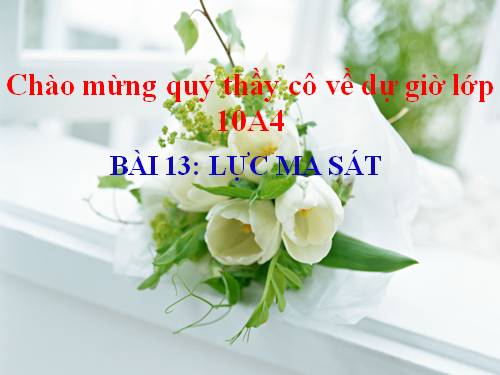 Bài 13. Lực ma sát