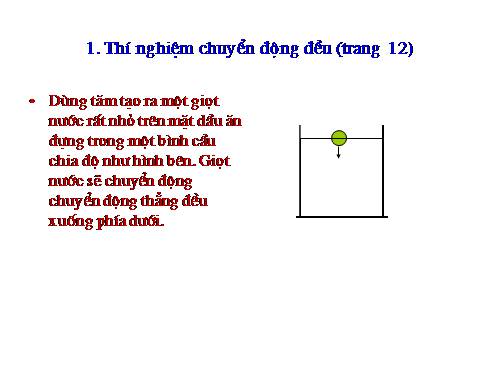 Hướng dẫn sử dụng Thí nghiệm VL10