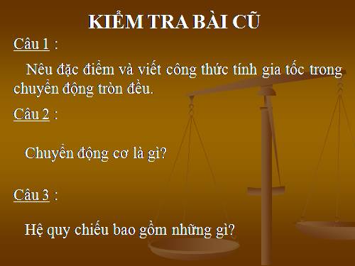 Bài 6. Tính tương đối của chuyển động. Công thức cộng vận tốc