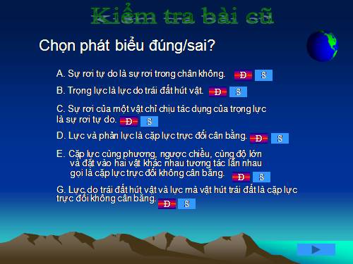 Bài 11. Lực hấp dẫn. Định luật vạn vật hấp dẫn