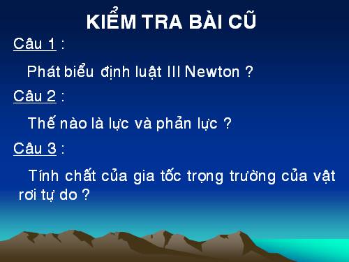 Bài 11. Lực hấp dẫn. Định luật vạn vật hấp dẫn