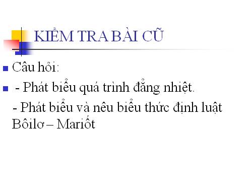 Bài 30. Quá trình đẳng tích. Định luật Sác-lơ