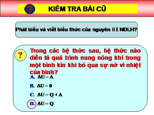 Bài 33. Các nguyên lí của nhiệt động lực học