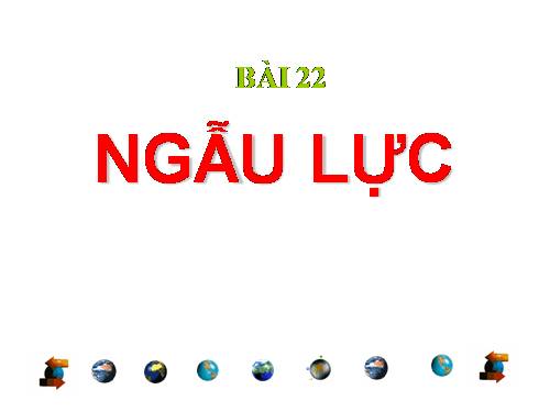 Bài 22. Ngẫu lực