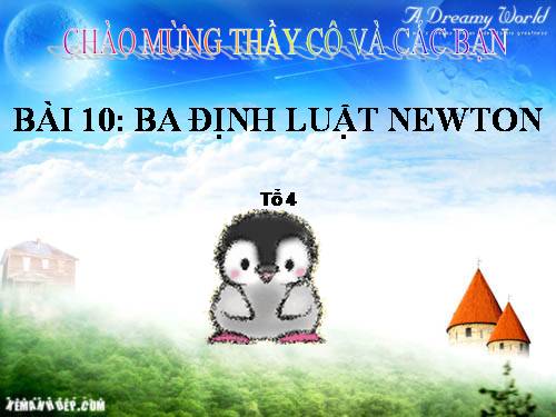 Bài 10. Ba định luật Niu-tơn