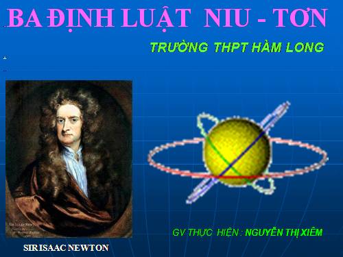 Bài 10. Ba định luật Niu-tơn