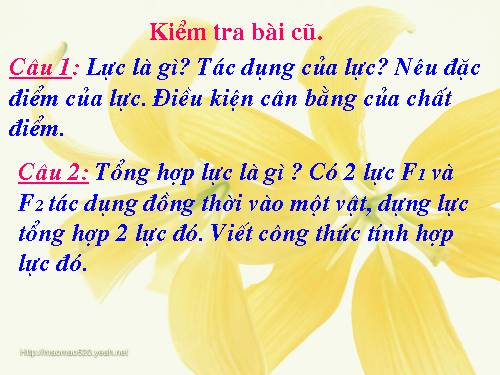 Bài 10. Ba định luật Niu-tơn