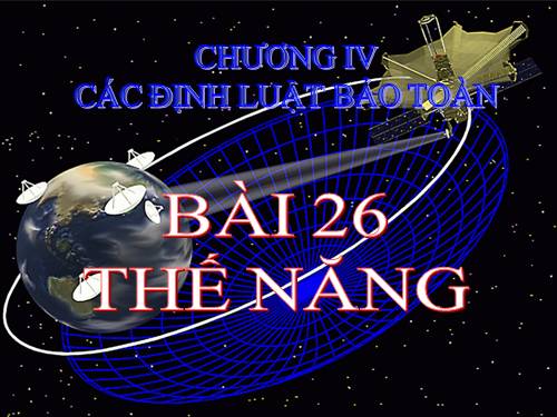 Bài 26. Thế năng