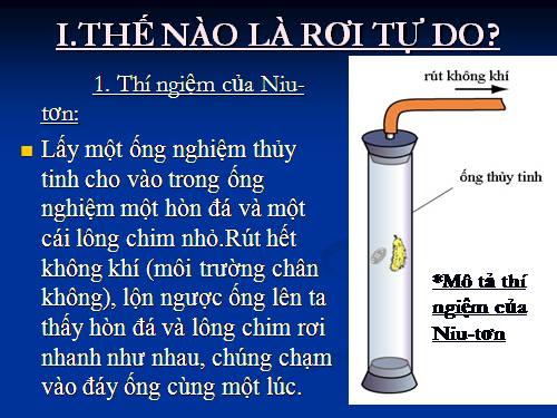 Bài 4. Sự rơi tự do