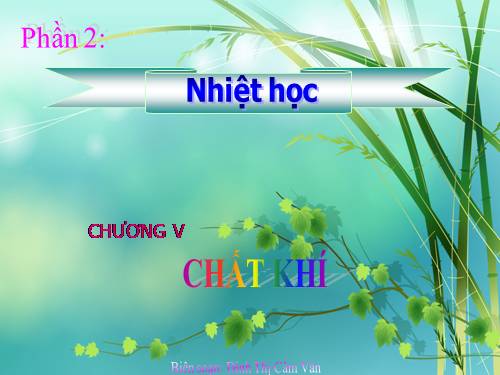 Bài 28. Cấu tạo chất. Thuyết động học phân tử chất khí