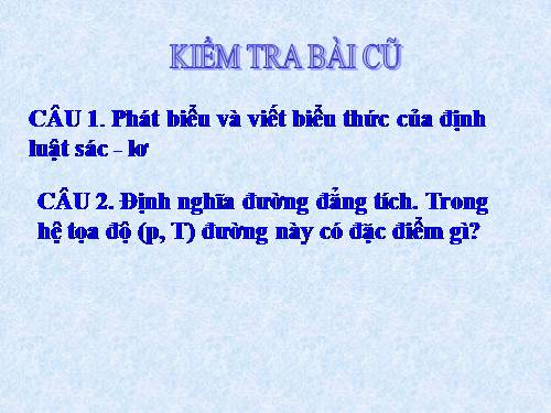 Bài 31. Phương trình trạng thái của khí lí tưởng