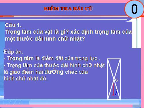 Bài 20. Các dạng cân bằng. Cân bằng của một vật có mặt chân đế