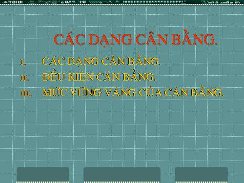 Bài 20. Các dạng cân bằng. Cân bằng của một vật có mặt chân đế