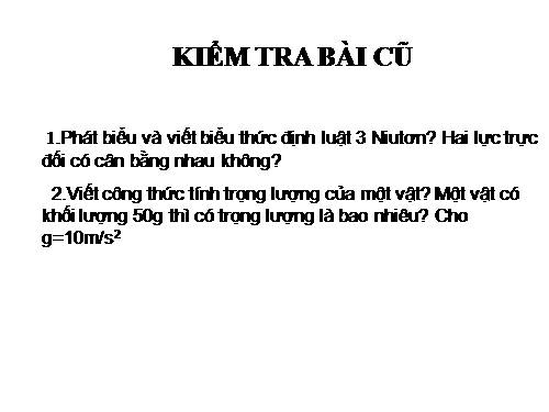 Bài 12. Lực đàn hồi của lò xo. Định luật Húc