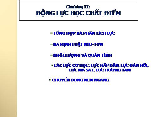 Bài 9. Tổng hợp và phân tích lực. Điều kiện cân bằng của chất điểm