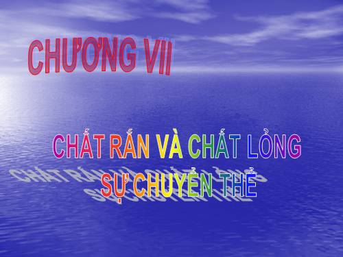 Bài 34. Chất rắn kết tinh. Chất rắn vô định hình