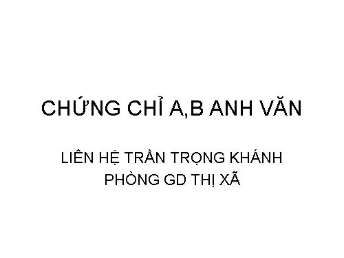 AI CAN LIÊN HỆ