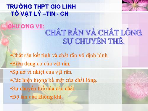 Bài 34. Chất rắn kết tinh. Chất rắn vô định hình