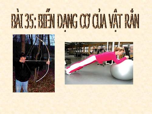 Bài 35. Biến dạng cơ của vật rắn