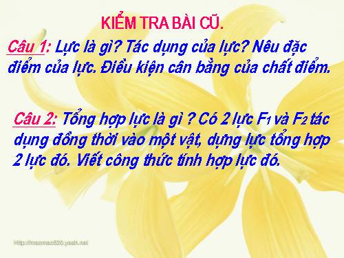 Bài 10. Ba định luật Niu-tơn