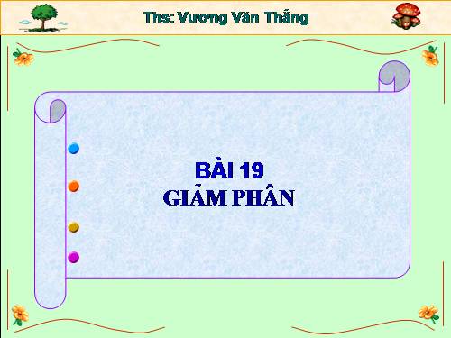 Bài 19. Giảm phân